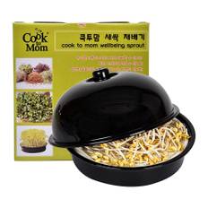 제이큐 원형 콩나물 재배기 새싹 기르기 블랙 X ( 2매입 )