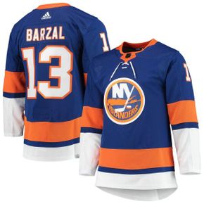 맨즈 아디다스 Mathew Barzal 로얄 뉴욕 아일랜더스 홈 프라임그린 어센틱 플레이어 저