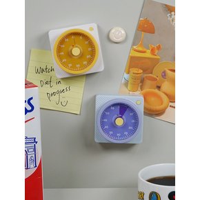 모던 기계식 네모 주방 공부 타이머