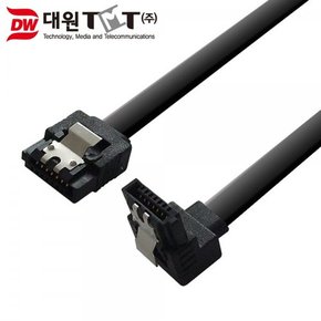 대원TMT SATA3 LOCK ㄱ자 케이블 (DW-S3MMT, 0.5m)