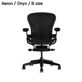 허먼밀러 [허먼밀러 공식딜러 바로출고] Aeron Onyx Chair (B size)