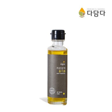 국산100% 원적외선으로 볶은 저온압착 들기름100ml