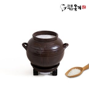 명장황충길옹기 예산 소금항아리 5kg(둥근독3호)