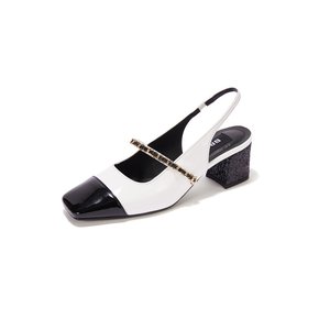 Square Maryjane Slingback_White Patent