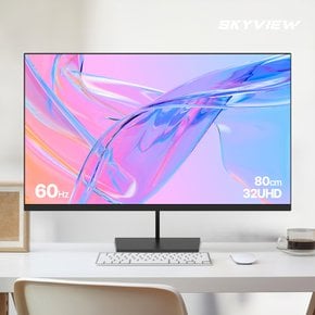 4K UHD 32인치 IPS 모니터 고해상도 게이밍 베젤리스 광시야각 사무용 컴퓨터모니터