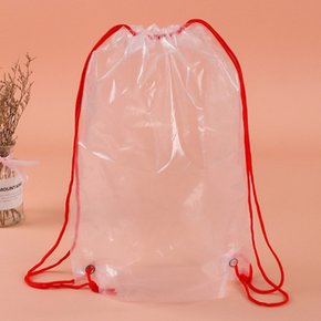 고깃집 식당 옷 정리 보관 비닐 봉투 팩 대형 옷담는 가방 비닐백 끈달린 외트 패딩 위생