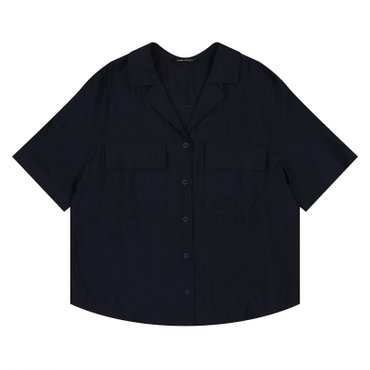 코데즈컴바인 오픈카라 아웃포켓 블라우스 (CJB-BL595W5)