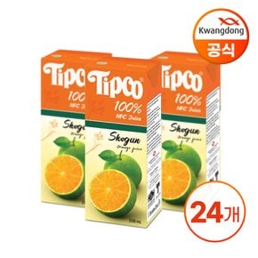 팁코 쇼군 오렌지 주스 200ml x 24팩