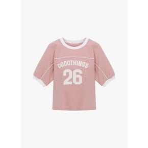 [24 S/S] 컬러 블록 레터링 티셔츠 ITO3WTS700