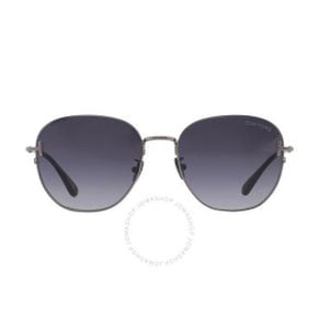 4436772 Tom Ford Grey Gradient Round Mens Sunglasses 73680232