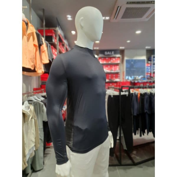 [여주점] 남성 GM-메쉬믹스 터틀넥 베이스 티셔츠 블랙 PW3MT23M462