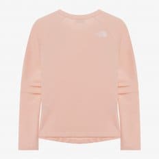 [노스페이스 공식] NT7TR30M 화이트라벨 여성 델피 긴팔 라운드티_SOFT PINK