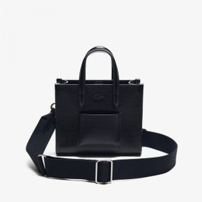 라코스테 미니 Tote-Bag 샨타코 레더 - BLACK 9204808