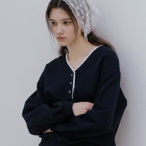V-neck sweatshirt [TISP05LT05]_Navy