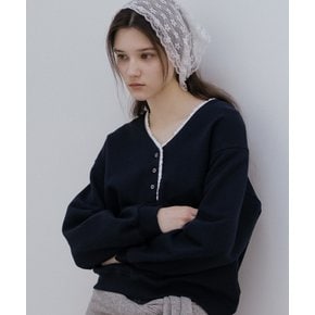 V-neck sweatshirt [TISP05LT05]_Navy