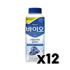 매일 바이오 드링킹요거트 블루베리 유산균음료 250ml x 12개