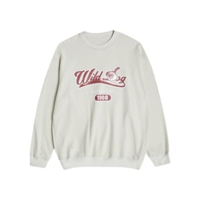 TEAM WILD REVERSIBLE SWEAT SHIRTS BEIGE