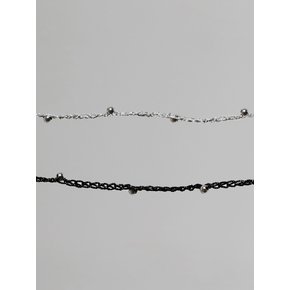 Crochet Silver Ball B.(2color)