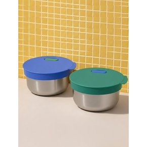 흡착볼 아기 이유식용기 밀폐용기 슈퍼 멀티볼 270ml 360ml 2종 세트
