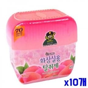 (SM)복숭아향 화장실용 탈취제 300g x10개