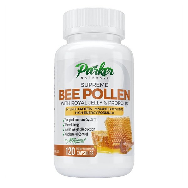 Parker Naturals Bee Pollen Royal Jelly Propolis 파커 네츄럴 비폴렌 로얄 제리 프로폴리스 120캡슐