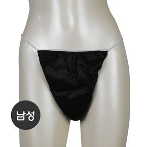 일회용 부직포 T 팬티 100장 블랙 남성용 1회용