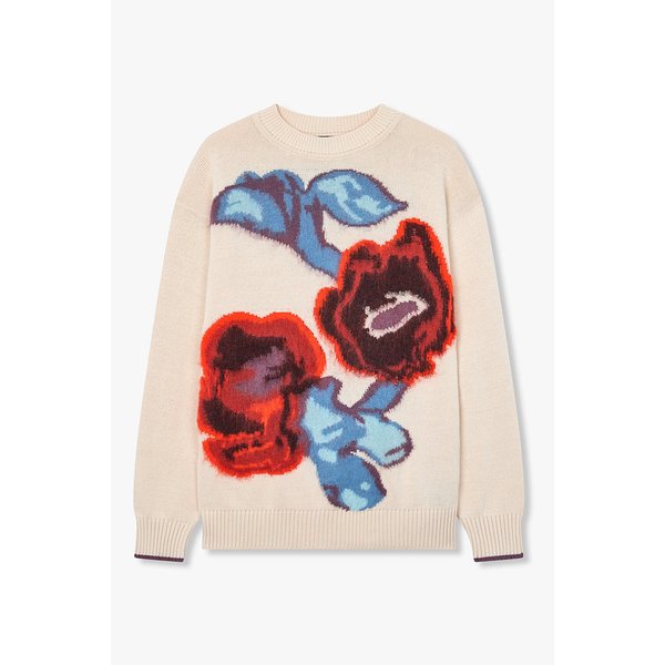 [PS PAUL SMITH] 여성 모헤어 플라워 스웨터 5745328106000