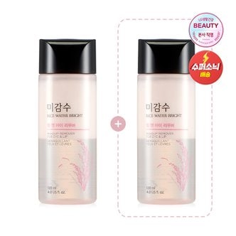 더페이스샵 [1+1] 미감수 브라이트 립앤아이 메이크업 리무버 120ml