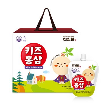 쇼핑의고수 [무료배송][천호엔케어] 천심본 키즈홍삼 40mL x 30개입