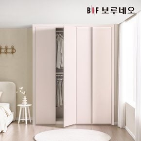 핑크 작은방 붙박이장 여닫이 인테리어 가구 10cm 5자 6자 7자 E0등급