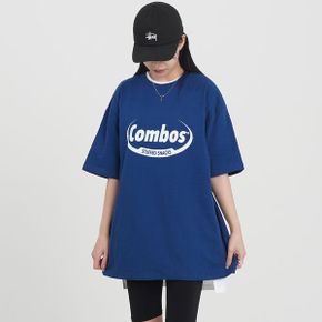 여성 빅사이즈 캐쥬얼 여름 커플 오버핏 레터링 캐릭터 박스 롱 반팔 티셔츠 컴보스_P393870948