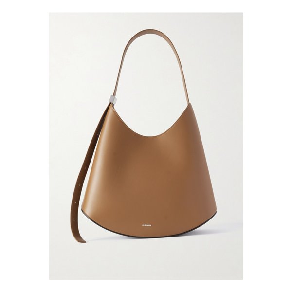 미디엄 가죽 숄더 백 탠 브라운 46376663162868832