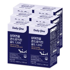 상어연골 콘드로이친 골드 1200 저분자 6통