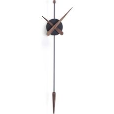 독일 노몬 벽시계 인테리어시계 1937011 NOMON PTANN Wall Clock 블랙 walnut Design