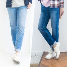 레디핏 남자 빅사이즈 스판 슬림 와이드 밴딩 데님청바지모음