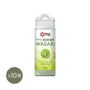 백설 와사비 디핑 솔트 50g x10개
