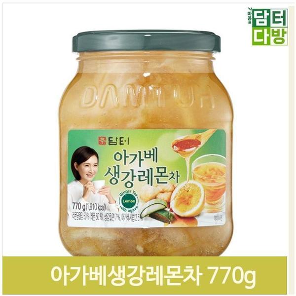 아가베 생강 레몬차 770g 레몬청 절임 액상차 여름 티(1)