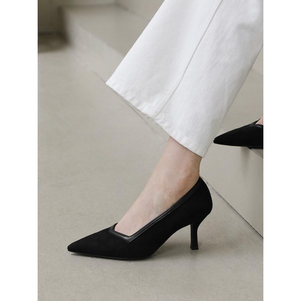 [단독] 레오나 스웨이드 펌프스힐 (5/7cm)
