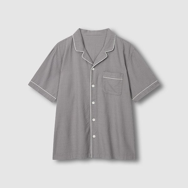 남 코튼 레이온 시어서커 7부 파자마 세트 J216201143082