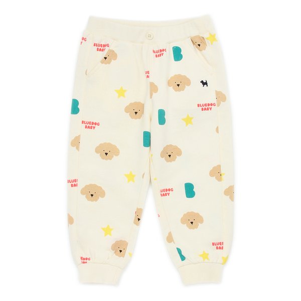 [여주점] [오프라벨 여주점] 블루독베이비 (CR) 올오버 밴딩 스웨트쇼츠B (45114-415-04)