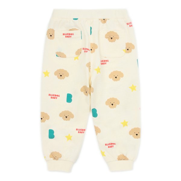 [여주점] [오프라벨 여주점] 블루독베이비 (CR) 올오버 밴딩 스웨트쇼츠B (45114-415-04)