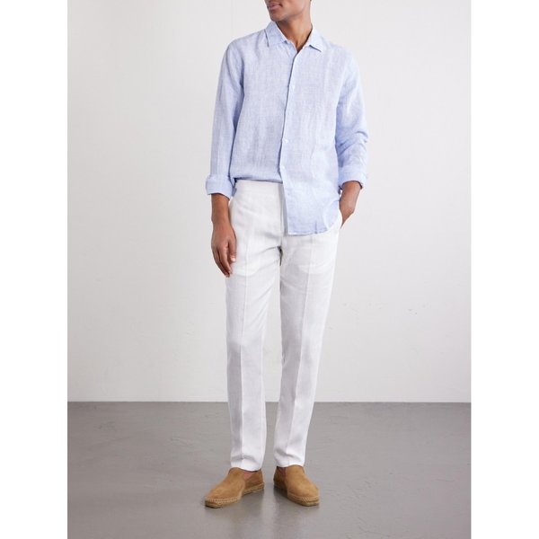 그리폰 스트레이트 린넨 팬츠 46376663163073535