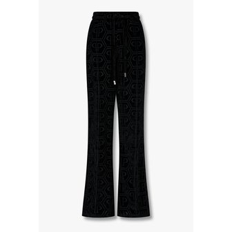 필립플레인 자카드 모노그램 플레어 조깅 팬츠 8625312611000