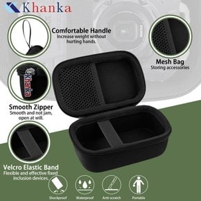 펜탁스 PENTAX WG-1000 방수 디지털 카메라 전용 수납 케이스, 블랙(케이스만)-Khanka