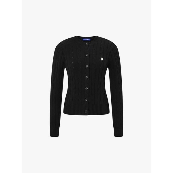 자수 케이블 니트 가디건 EMQ2KCD070