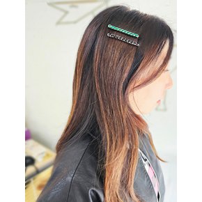 Basic Cubic chain Hair Point pin