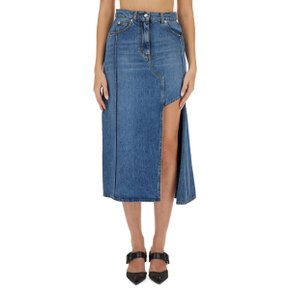 알렉산더 맥퀸 Womens Skirt 754828_QMACG4164 DENIM