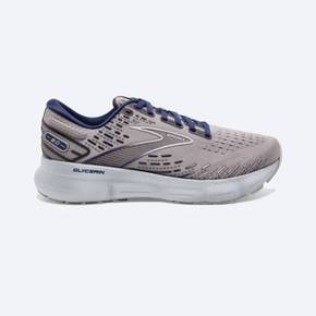 4236231 BROOKS Mens Glycerin 20 Running Shoes - D/medium Width In Alloy/grey/blue Depths