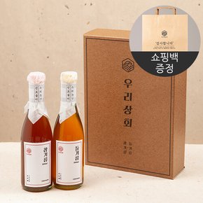 우리상회 국내산 참기름300ml+들기름300ml 선물세트