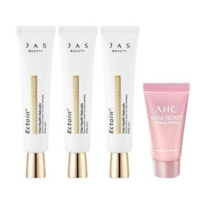 [쟈스] 맨얼굴 크림 30ml x3 + AHC 톤업벨벳 10g (S10593175)